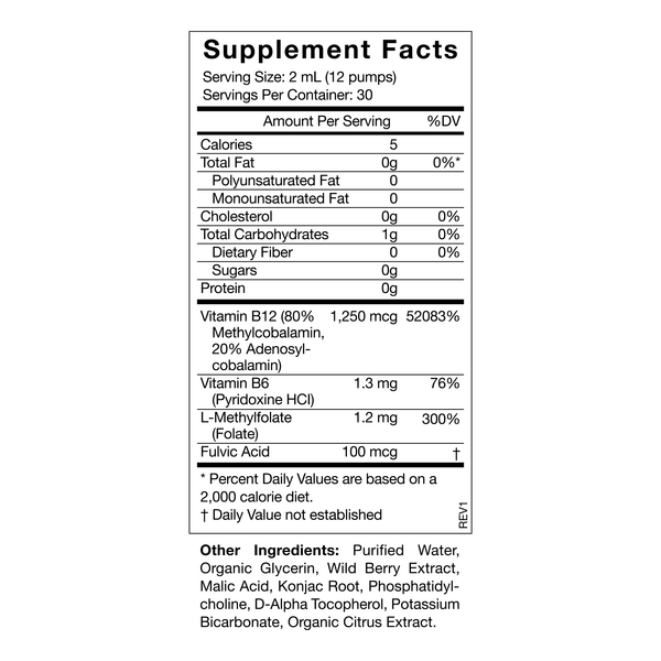 Cymbiotika Vitamin B12 + B6