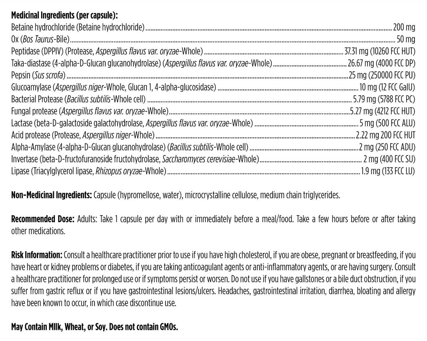 DFH Digestzymes™ 90 capsules